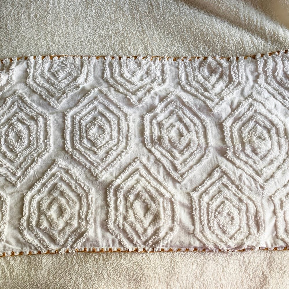 Anthropologie Tufted Cidra Shams, King Set of 2